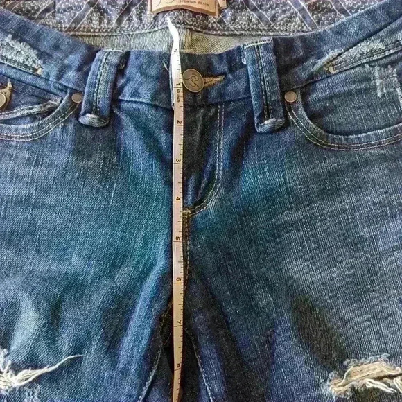 Paige Premium Denim, Ripped Jeans, Flare leg, Size  5, Low raise - Picture 10 of 10